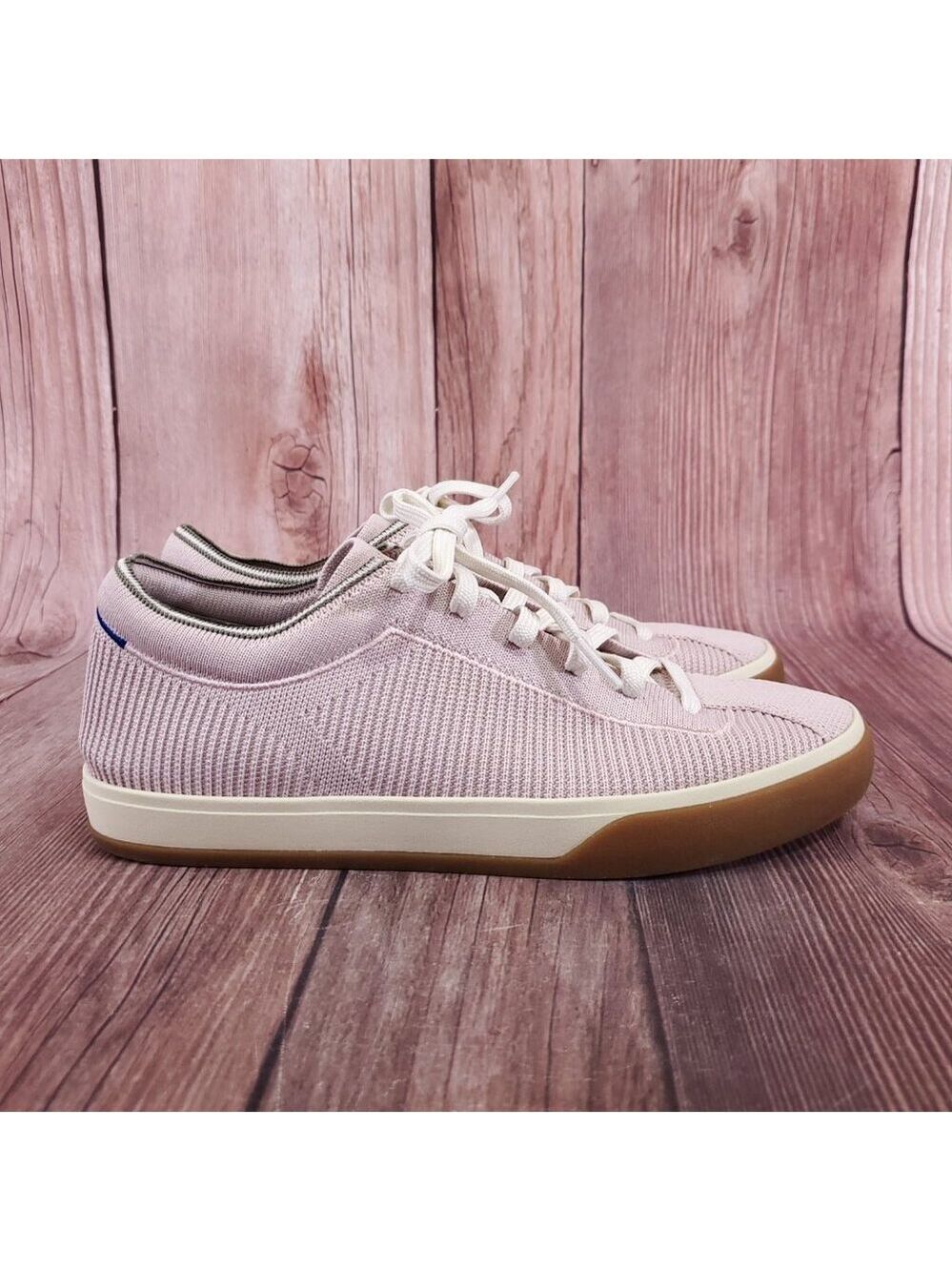 Rothys The Lace Up Sneaker Womens Size 9 Lilac Comfort Low Top Eco Friendly - Picture 3 of 16